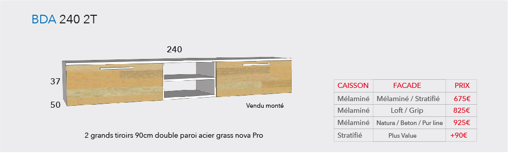 rangements/TV BDA 240 4T 2016